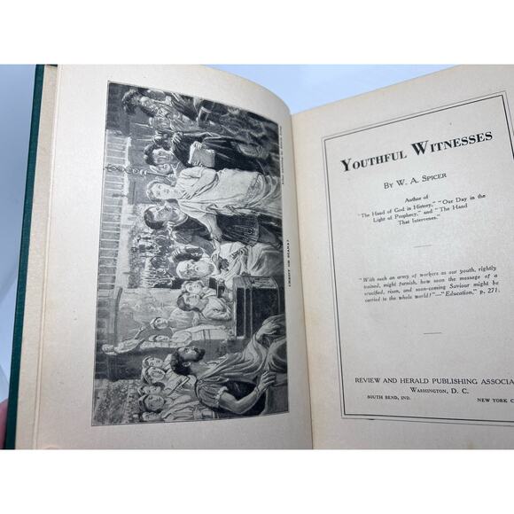 Youthful Witnesses 1921 W A Spicer / Illustrated Christian Missionary Stories - Picture 12 of 16